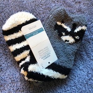 Old navy fuzzy socks!